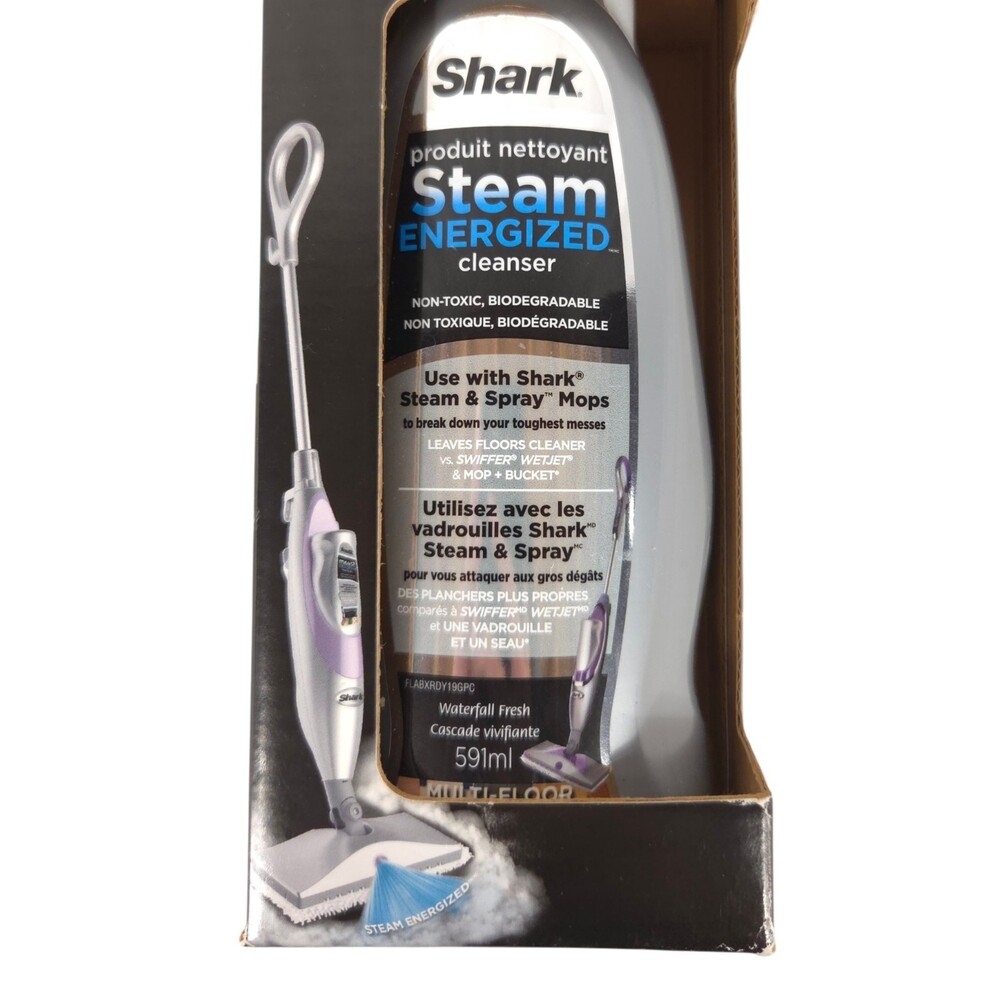 Shark Steam Energized Cleanser Floor Solution 20oz Waterfall Fresh Rare